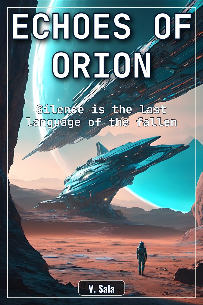 Echoes of Orion — science fiction cover generated with BCFhub